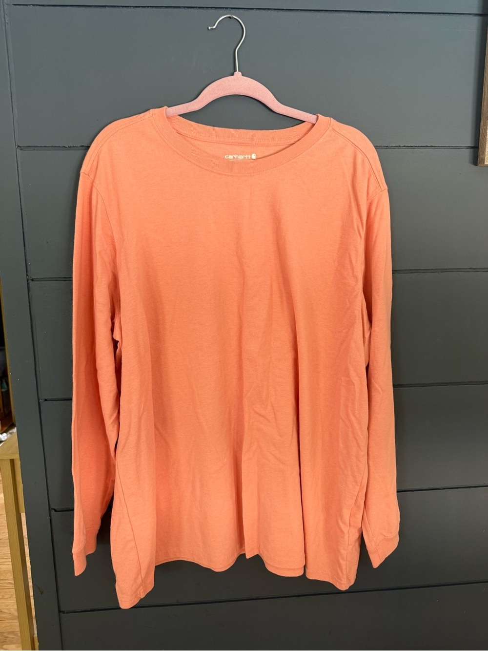 Carhartt long sleeve shirt peach size 3x